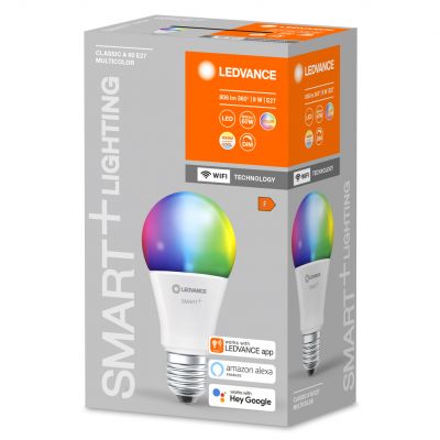 Lampa LED SMART+ WiFi Classic A60 RGBW E27 FR 4058075485396 LEDVANCE (4058075485396)