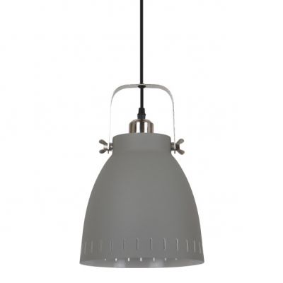 ITALUX lampa wisząca Franklin E27 60W 220V IP20 kolor - szary piaskowany, satynowany (MD-HN8026M-GR+S.NICK)