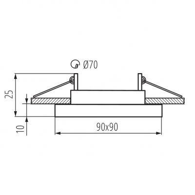 Oprawa punktowa CEMIN DTL-GR 27230 KANLUX (27230)