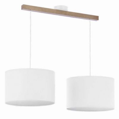 TK-Lighting lampa wisząca TROY WHITE 2xE27 max 60W (3373)