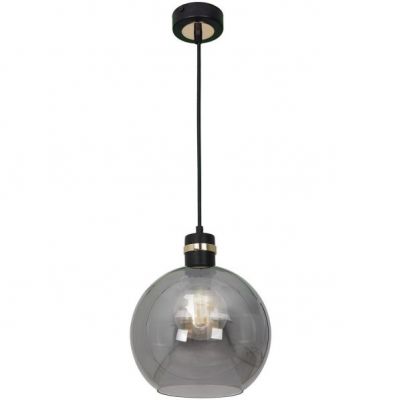 MILAGRO Lampa wisząca OMEGA BLACK/GOLD 1xE27 (MLP65300)