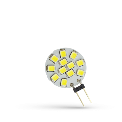 LED G4 12V 1,2W 12 LED CW 20mm  WOJ+13785 Spectrum Led (WOJ+13785)