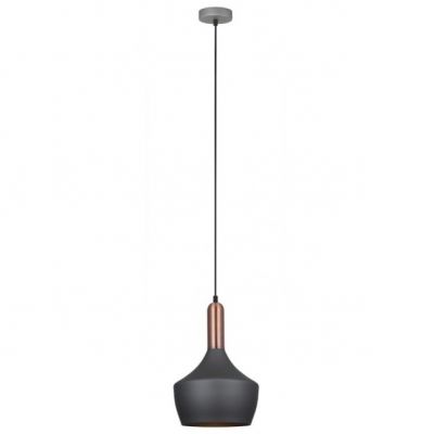 ITALUX lampa wisząca Ophelia E27 60W 220V IP20 kolor - szary, miedziany (MDM-3028/1 GR+RC)
