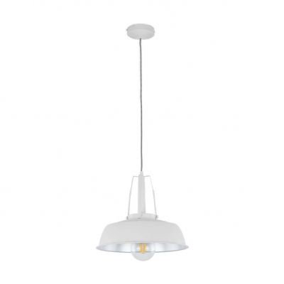 ITALUX lampa wisząca Paloma E27 60W 220V IP20 kolor - biały (MDM-3619/1M W+SL)