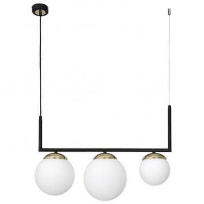 MILAGRO Lampa wisząca SPARTA BLACK / GOLD 3xE14 (MLP6498)