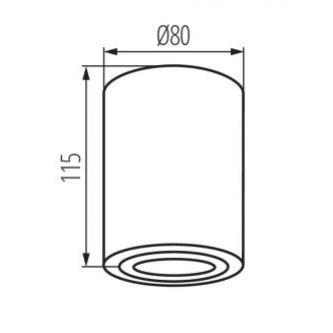 BORD XS DLP-50-B KANLUX (25478)