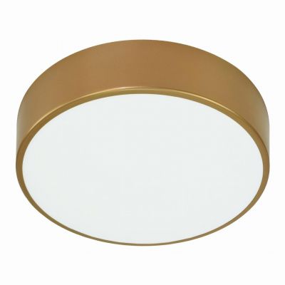 OVO plafon LED 43W, 4000K, 4750lm, złota stal, klosz szklany matowy, IP20, O 400 AD-PL-6290CLSM4 ORNO (AD-PL-6290CLSM4)