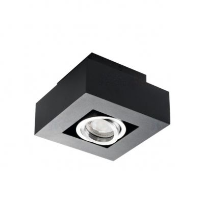 Oprawa punktowa sufitowa GU10 50W STOBI DLP 50-B czarna 26830 KANLUX (26830)