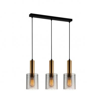 ITALUX lampa wisząca Sardo Rain E27 40W 220-240V IP20 kolor - mosiężny (PND-5581-3-BRO+RNSG)