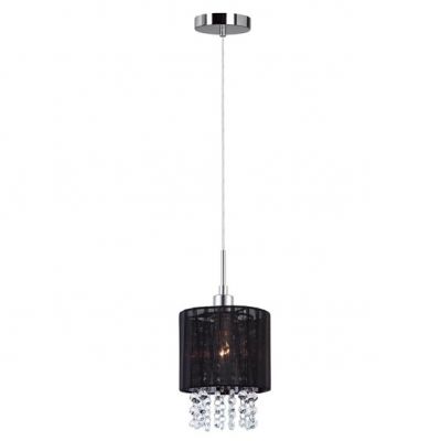 ITALUX lampa wisząca Astra BK E14 40W 220V IP20 kolor - chrom, czarny (MDM1953-1 BK)