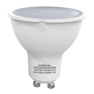 Lampa z diodami SMD LED LARA SMD LED GU10 4W 3000K (02757)