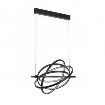 ITALUX lampa wisząca Tryton LED, zintegrowany 56W 220-230V 3850 lm 3000K IP20 kolor - czarny (AD16020-5A BL)