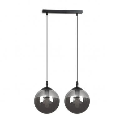 Emibig lampa wisząca Cosmo 2 2xE14 czarna 712/2 (712/2)