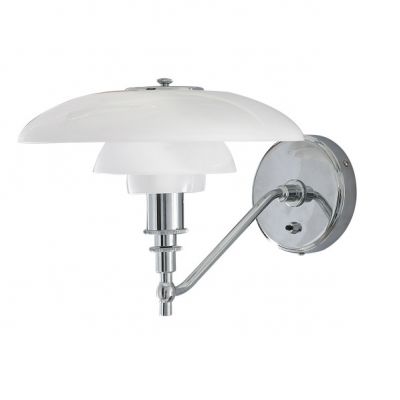 ITALUX kinkiet Roger E14 60W 220V IP20 kolor - chrom, biały (MBE299/1-CHROME)