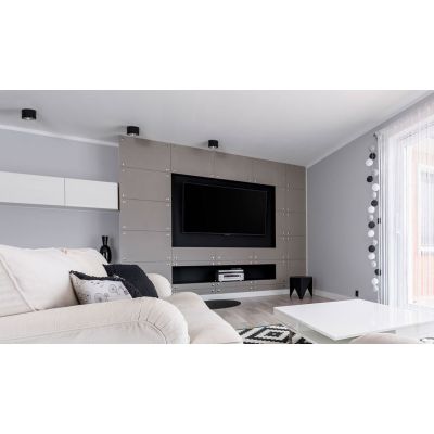 CHLOE AR111 GU10 IP65 okrągła czarna nieruchoma partia 2  SLIP005032 Spectrum Led (SLIP005032)