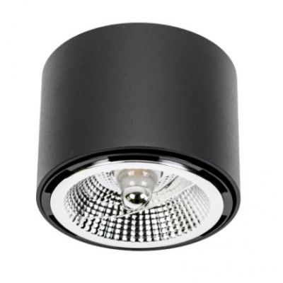 Oprawa natynkowa CHLOE AR111 GU10 250V IP20 120x85mm czarny okrągła nieruchoma  SLIP005011 Spectrum Led (SLIP005011)