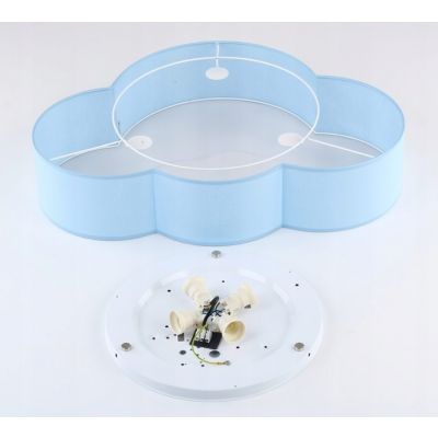 Plafon do pokoju dziecięcego Cloud 4xE27 niebieski 45cm 6071 Tk Lighting (6071)