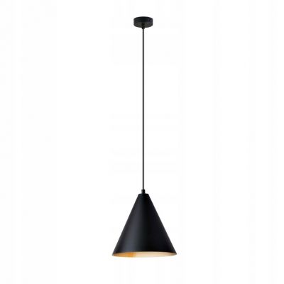 Emibig Lampa wisząca REBEL 1 BLACK/GOLD E27 15W MAX LED  1271/1 (1271/1)