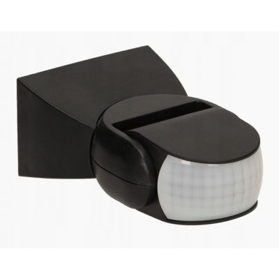 Czujnik ruchu 180st., regulacja pionowa i pozioma, IP65, 1200W, czarny OR-CR-236/B ORNO (OR-CR-236/B)