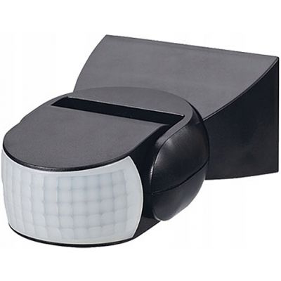 Czujnik ruchu 180st., regulacja pionowa i pozioma, IP65, 1200W, czarny OR-CR-236/B ORNO (OR-CR-236/B)