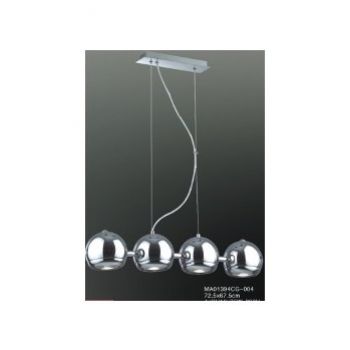 ITALUX lampa wisząca Sferio CH GU10 75W IP20 kolor - chrom (MA01394CG-004)