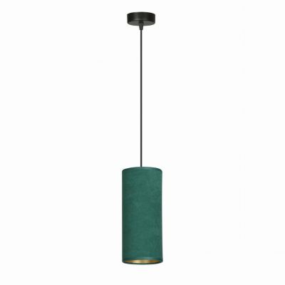 Emibig lampa wisząca Bente 1 E27 zielono/czarna 1058/1 (1058/1)