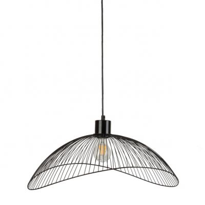 ITALUX lampa wisząca Nunez E27 40W 230V IP20 kolor - czarny mat (PND-1702-1-L-B)