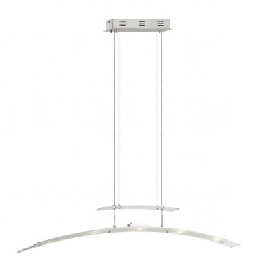 ITALUX lampa wisząca Louna LED, zintegrowany 25W 220-240V 2250 lm 3000K IP20 kolor - chrom (P0642A CLEAR)