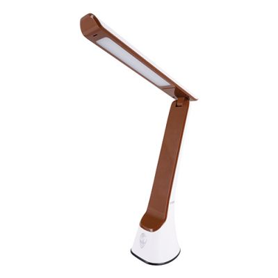 Lampka biurkowa GIBON LED WHITE/BROWN IDEUS (04002)