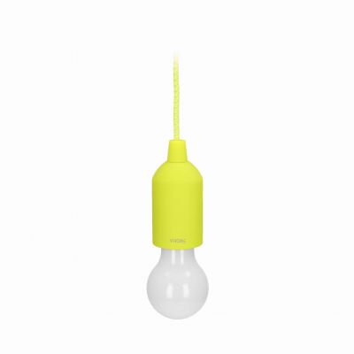Bateryjna lampka nocna na sznurku 1W LED, 3 x AAA, limonkowa LA-5/L ORNO (LA-5/L)