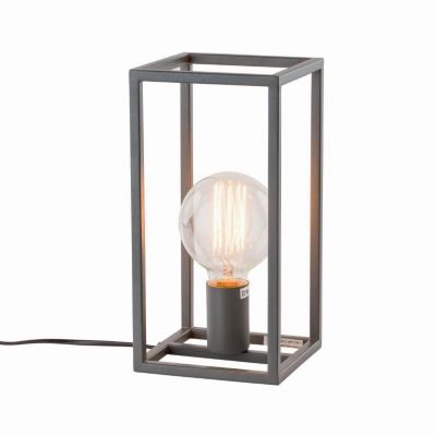 ITALUX lampa biurkowa Sigalo E27 60W 220-240V 50/60Hz IP20 kolor - szary piaskowany (MT-BR4366-T1 GR)