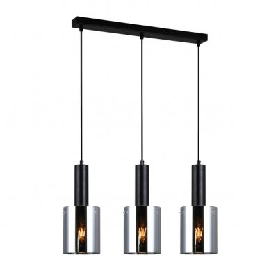 ITALUX lampa wisząca Sardo E27 40W 220-240V IP20 kolor - czarny (PND-5581-3-BK+SG)