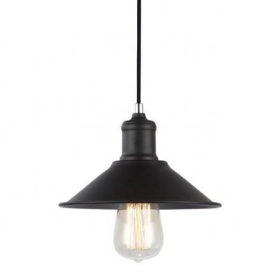 ITALUX lampa wisząca Kermio E27 60W 220V-240V IP20 kolor - czarny (MDM-2318/1S)