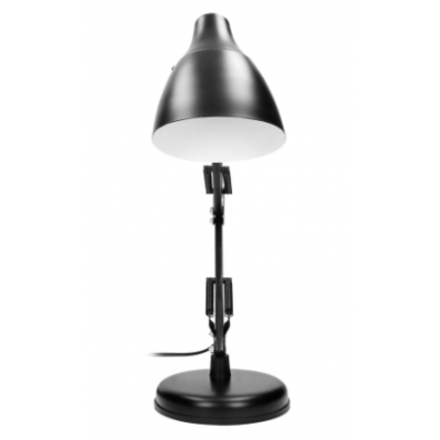 Lampka biurkowa DIAN 60W stalowa regulowana czarna DL-1/B ORNO (DL-1/B)
