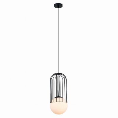 ITALUX lampa wisząca Matty E27 40W 220-240V IP20 kolor - czarny (MDM-3940/1 BK)