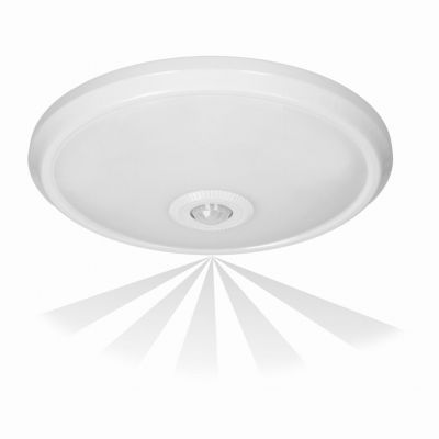 ZONDA LED 12W, plafon z czujnikiem ruchu, 800lm, IP20, 4000K, poliwęglan mleczny, biały AD-PL-349WLPMR4 ORNO (AD-PL-349WLPMR4)