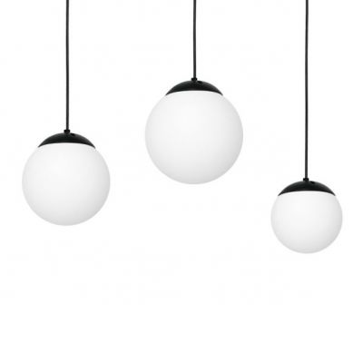 Milagro lampa wisząca Lima 3xE14 czarno/biała MLP6524 (MLP6524)