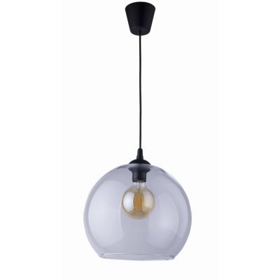 TK-Lighting lampa wisząca Cubus 1xE27 max 60W czarna/transparent (2076)