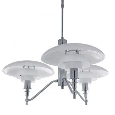 ITALUX lampa wisząca Roger E14 60W 220V IP20 kolor - chrom, biały (MDE293/3)