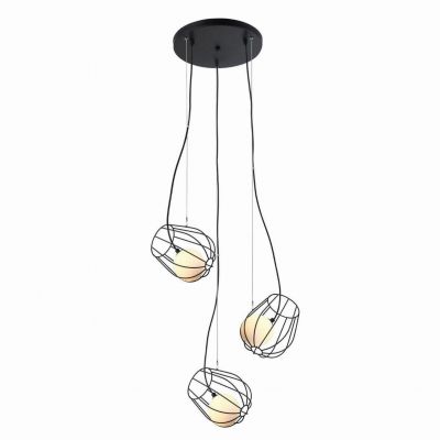 ITALUX lampa wisząca Melisa G9 25W 220-240V IP20 kolor - czarny (MDM-3942/3 BK)