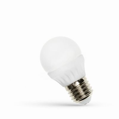 Żarówka LED KULKA E27 230V 6W 560lm 6000K zimna biel (WOJ+13025)