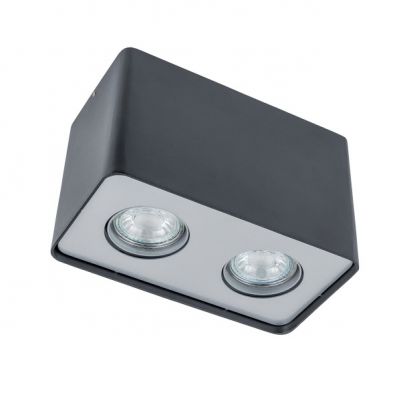 ITALUX lampa natynkowa Harris LED GU10 GU10 50W / LED 4W 220-230V 500 lm 3000K IP20 kolor - czarny (FH31432S-BL)