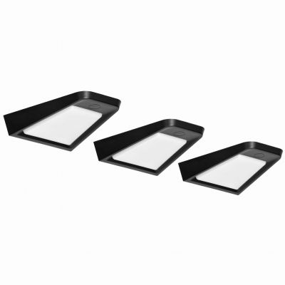 DIKI zestaw 3 lampek podszafkowych LED, 3x2W, 4000K, z wyłącznikiem bezdotykowym, czarny AD-OM-6335L4/B ORNO (AD-OM-6335L4/B)