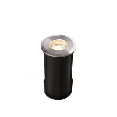 Nowodvorski oczko chodnikowe LED Picco S 1W 47lm 3000K srebrne O4cm 9106 (9106)
