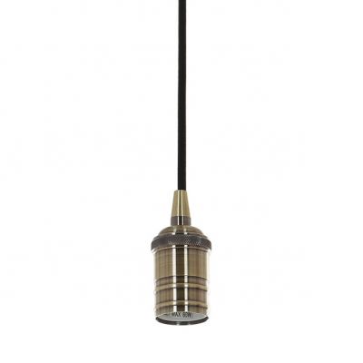 ITALUX lampa wisząca Atrium E27 60W 220V IP20 kolor - brąz antyczny (DS-M-036 ANTIQUE BRASS)