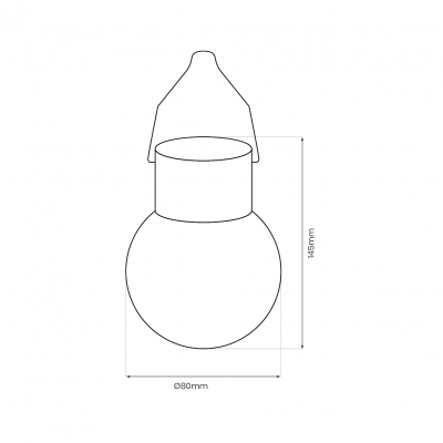 Lampa solarna wisząca ogród Ring RGB kolory IP44 EKO0585 MILAGRO (EKO0585)
