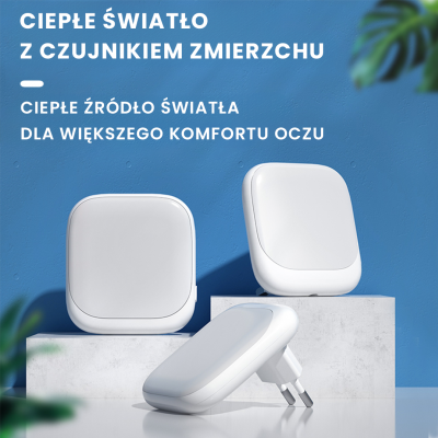 Lampka wtykowa Pati 2700K ciepła biel EKW1439 MILAGRO (EKW1439)