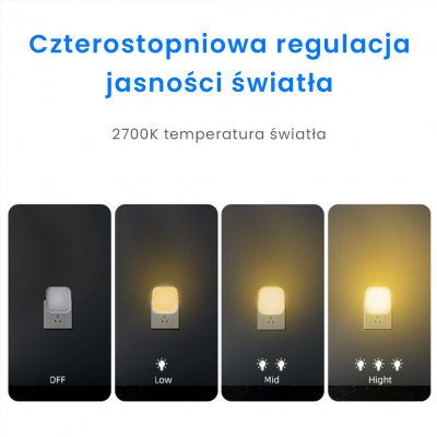 Lampka wtykowa Pati 2700K ciepła biel EKW1439 MILAGRO (EKW1439)