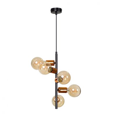 Emibig lampa wisząca ADALIO 5 BLACK E27 60W MAX 162/5 (162/5)