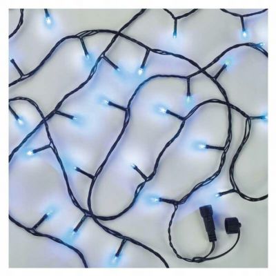 Lampki choinkowe Standard 100 LED 10m niebieski IP44 timer EMOS (D1AB01)